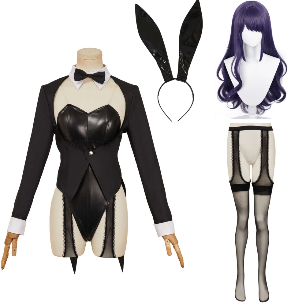 Sexy Cosplay Doll 2(2025) Kitagawa Marin Bunny Girl Tenue Noire Cosplay Costume