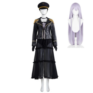 Sexy Cosplay Doll Shion Nikaido Tenue Noire Cosplay Costume