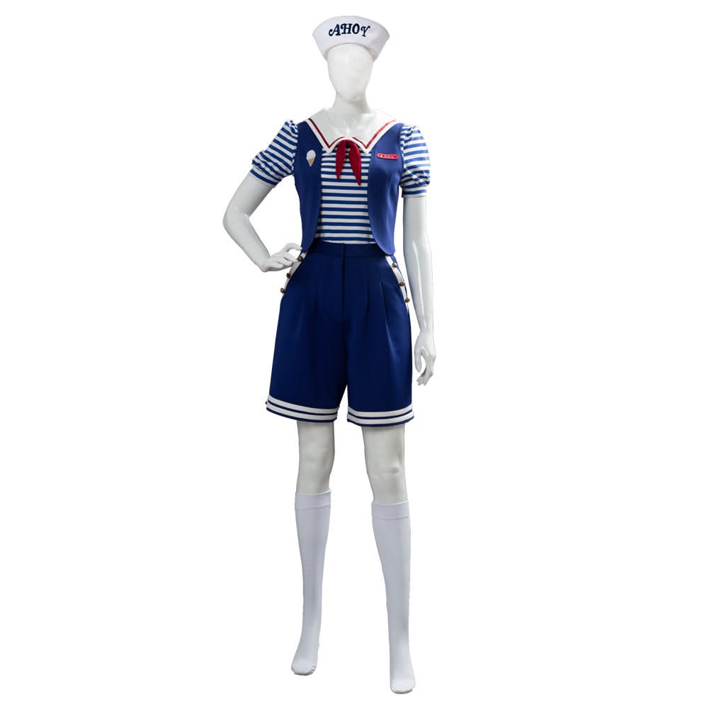 Stranger Things Saison 3 S3 Scoops Ahoy Robin Cosplay Costume – Image 3