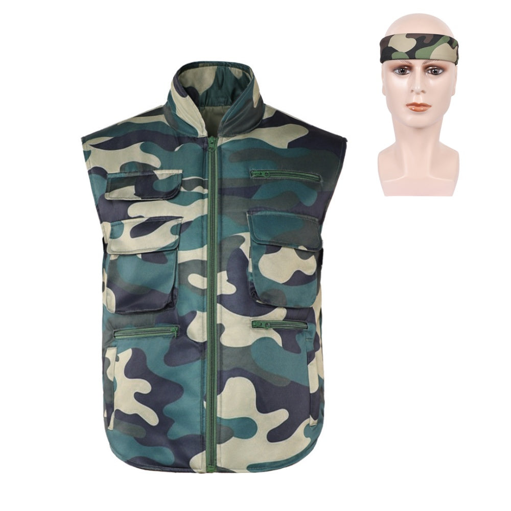 Stranger Things Saison 5(2025) Mike Wheeler/Lucas Gilet de Camouflage Cosplay Costume