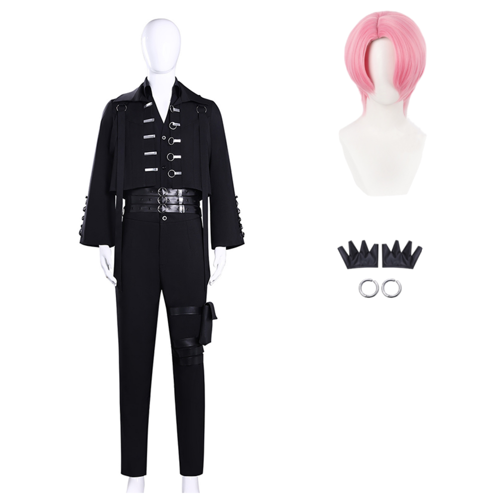 Tamon‘s B-Side(2026) Tamon Fukuhara Tenue Noire Cosplay Costume
