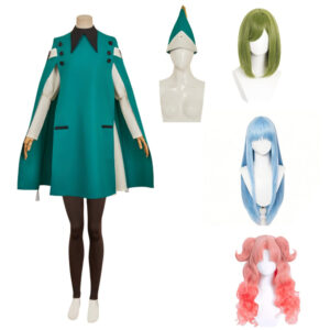 Tongari Boushi no Atelier(2026) Coco/Richeh/Tetia Tenue Verte Cosplay Costume Ver.2