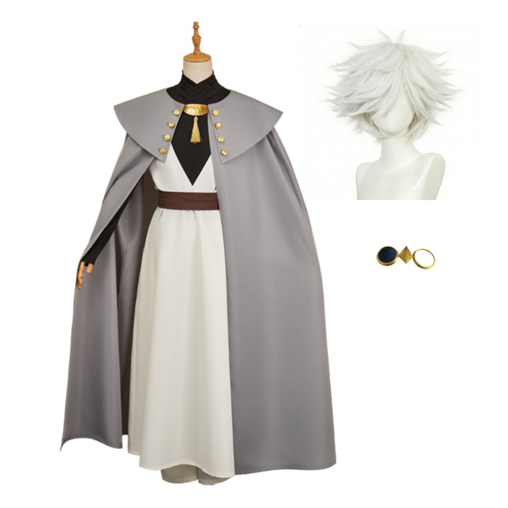 Tongari Boushi no Atelier(2026) Qifrey Tenue Grise Cosplay Costume