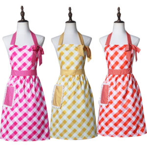 Waitress Jenne Tablier Rose/Jaune/Rouge Cosplay Costume