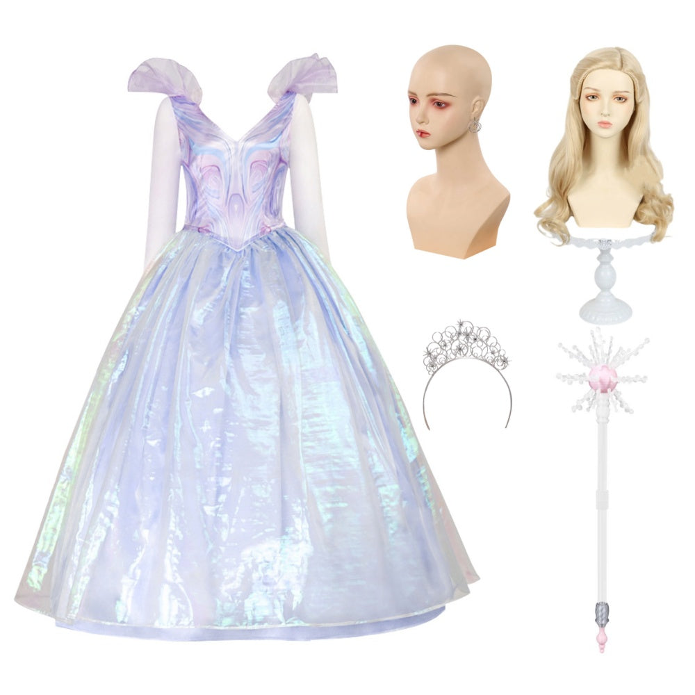 Wicked Glinda Robe Violette Cosplay Costume