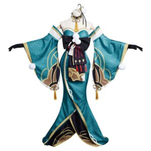 Adulte Genshin Impact Ensemble Gorou Ms Hina Cosplay Costume