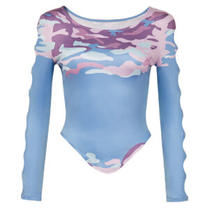 Adulte Celine Haut Bleu Cosplay Costume