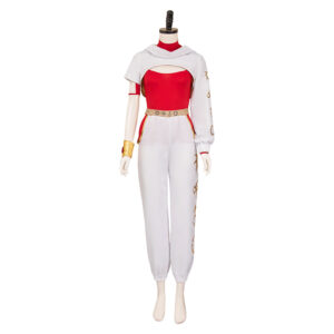 Adulte Zombies 4(2025) Nova Tenue à Pantalons Rouge et Blanc Cosplay Costume