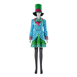 Alice au Pays des Merveilles Alice Robe Bleue et Chapeau Cosplay Costume
