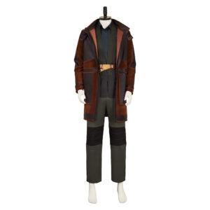 Andor Saison 2(2025) Cassian Andor Tenue Noire et Orange Cosplay Costume