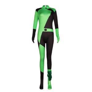 Kim Possible Shego Combinaison Imprimée Cosplay Costume