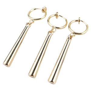 One Piece Roronoa Zoro 3 Clips d'Oreille Cosplay Accessoire