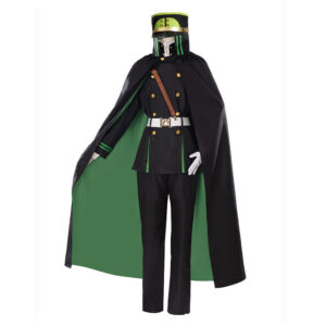 Owari no Serafu Yuichiro Hyakuya Tenue Noire Cosplay Costume