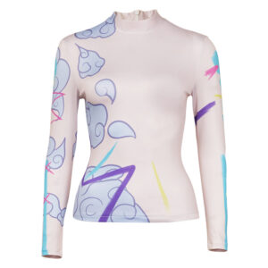 Arcane: League of Legends Saison 2 Jinx Haut Tmprimé Tatouage Cosplay Costume