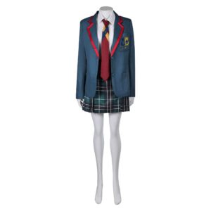 Beetlejuice 2 Astrid Deetz Uniforme Scolaire Bleu Cosplay Costume
