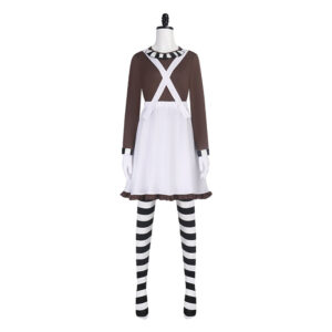 Charlie et la Chocolaterie Willy Wonka Robe Marron et Rose Cosplay Costume