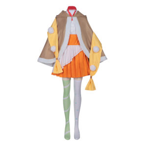 Cosmic Princess Kaguya(2026) Isayama Manami Tenue Jaune et Brune Cosplay Costume