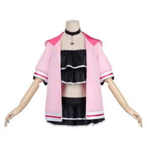 Cosmic Princess Kaguya(2026) Noi Komazawa Maillot de Bain Rose et Noire Cosplay Costume