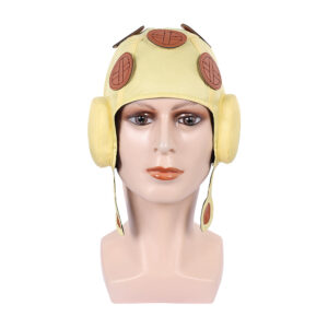 Cosplay Accessorie Pocoloco JJBA 7(2026) Anime Cosplay Chapeau Jaune Homme