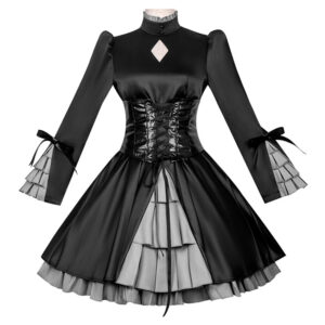 Cosplay Costume Altria Pendragon Fate Grand Order Jeu Cosplay Robe Noire Femme
