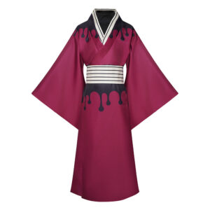 Cosplay Costume Douma Les Rôdeurs de la Nuit Anime Cosplay Kimono Rouge Homme
