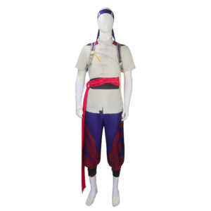 Cosplay Costume Fire God Liu Kang Mortal Kombat 2(2026) Film Cosplay Tenue Grise Homme