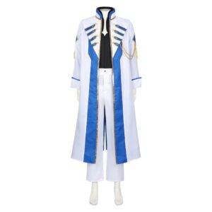 Cosplay Costume Hades Record of Ragnarok Anime Cosplay Tenue Bleue et Blanche Homme