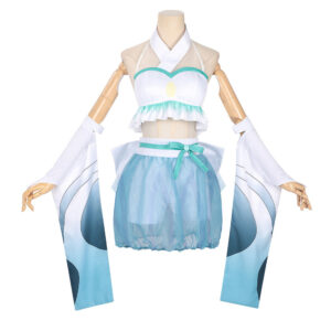 Cosplay Costume Iroha Sakayori Cosmic Princess Kaguya(2026) Anime Cosplay Maillot de Bain Bleu Femme