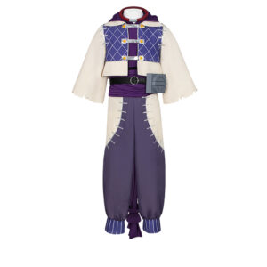 Cosplay Costume Jabba Gachiakuta Anime Cosplay Tenue Beige et Violette Homme
