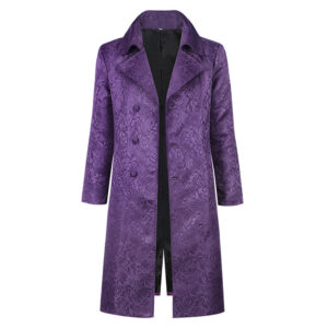 Cosplay Costume Joker Film Cosplay Trench Violet Homme