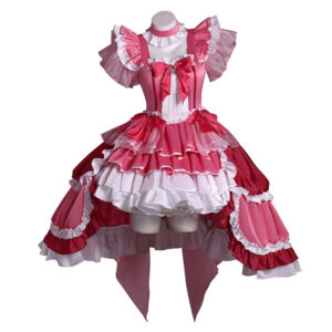 Cosplay Costume Kyoko Sakura Puella Magi Madoka Magica(2026) Anime Cosplay Robe Rose Femme