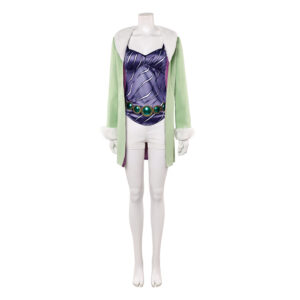 Cosplay Costume Miss Wednesday One Piece Live Action 2(2026) TV Cosplay Tenue Verte et Violette Femme