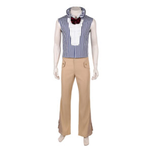 Cosplay Costume Mr. 3 One Piece Live Action 2(2026) TV Cosplay Tenue Noire et Marron Homme