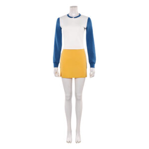 Cosplay Costume Nami One Piece Live Action 2(2026) TV Cosplay Tenue Blanche et Jaune Femme