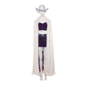 Cosplay Costume Nico Robin One Piece Live Action 2(2026) TV Cosplay Tenue Blanche et Violette Femme Ver.2