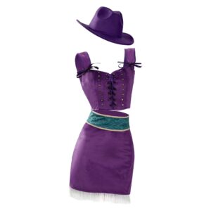 Cosplay Costume Nico Robin One Piece Live Action 2(2026) TV Cosplay Tenue et Chapeau Violette Femme