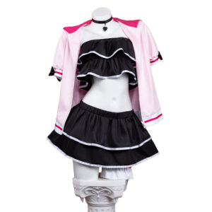 Cosplay Costume Noi Komazawa Cosmic Princess Kaguya(2026) Anime Cosplay Maillot de Bain Rose et Noir Femme