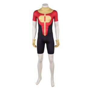 Cosplay Costume Oliver Grayson Invincible 4(2026) TV Cosplay Combinaison Rouge et Jaune Homme