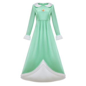 Cosplay Costume Princess Daisy The Super Mario Galaxy Movie(2026) Film Cosplay Robe Verte Femme