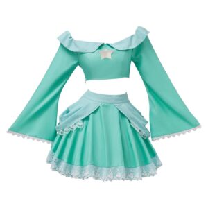 Cosplay Costume Princess Rosalina The Super Mario Galaxy Movie(2026) Film Cosplay Haut et Jupe Bleue Femme