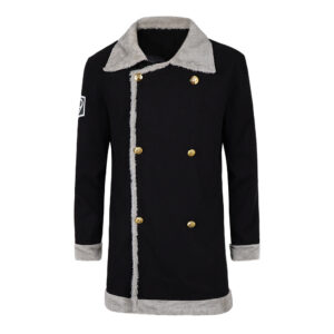 Cosplay Costume Sanji One Piece Live Action 2(2026) TV Cosplay Veste Noire Homme