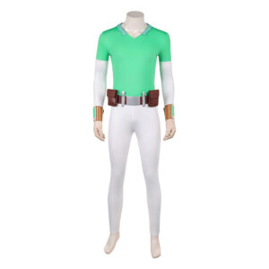 Cosplay Costume Stone Man Invincible 4(2026) TV Cosplay Tenue Verte et Blanche Homme