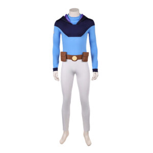 Cosplay Costume Thragg Invincible 4(2026) TV Cosplay Tenue Bleue et Blanche Homme