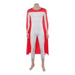 Cosplay Costume Coalition Soldier Nolan Invincible 4(2026) TV Cosplay Tenue Rouge et Grise Homme
