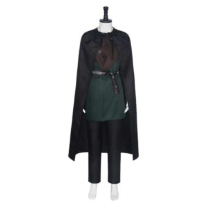 Cosplay Costume Thranduil The Lord of the Rings Film Cosplay Tenue Vert Foncé Homme