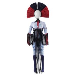 Cosplay Costume Varang Avatar: De Feu et de Cendres Film Cosplay Combinaison Blanche et Noire Enfant