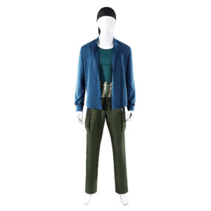 Cosplay Costume Zorro One Piece Live Action 2(2026) TV Cosplay Tenue Bleue Homme