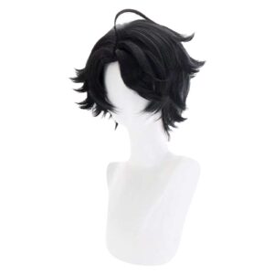 Cosplay Perruque Fool's Gold Identity V Jeu Perruque Noire Homme