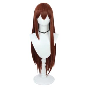 Cosplay Perruque Kurisu Makise Steins Gate Re: Boot(2026) Jeu Perruque Brune Femme