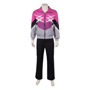 Crime 101(2026) Ormon Tenue Noire et Rose Cosplay Costume